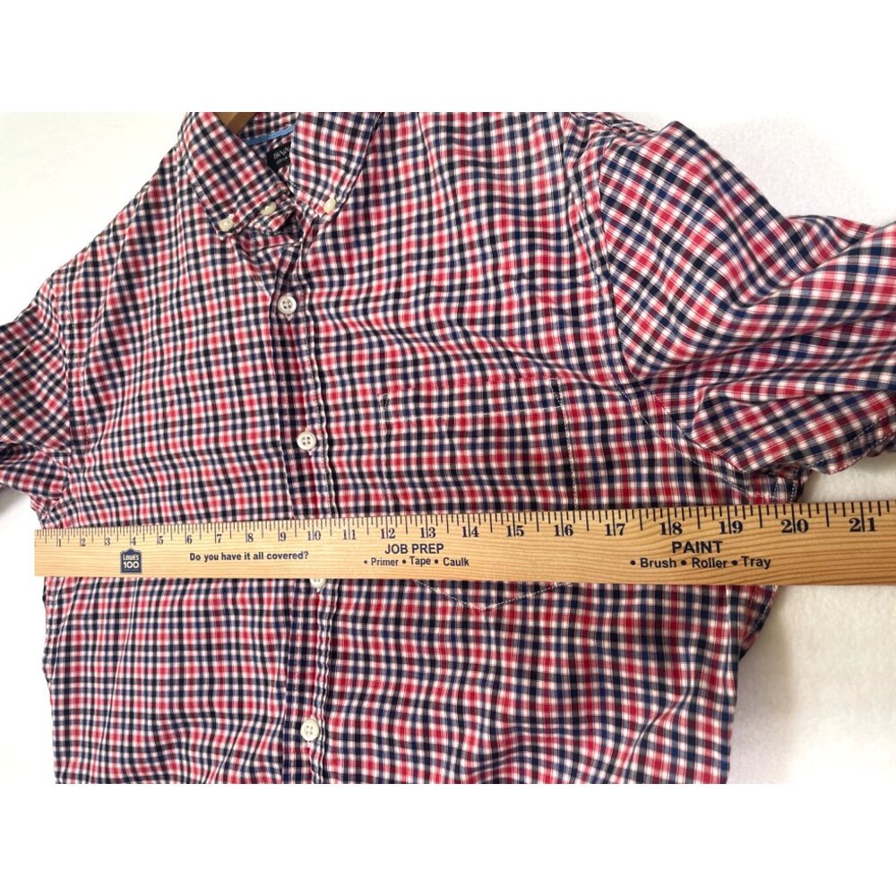 Banana Republic Men's Plaid Grant Fit Long Sleeve Button Down Shirt‎ Size S - Picture 4 of 7